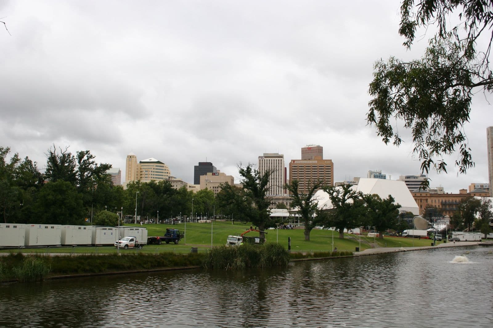 River Torrens, Elder Park and Adelaide skyline