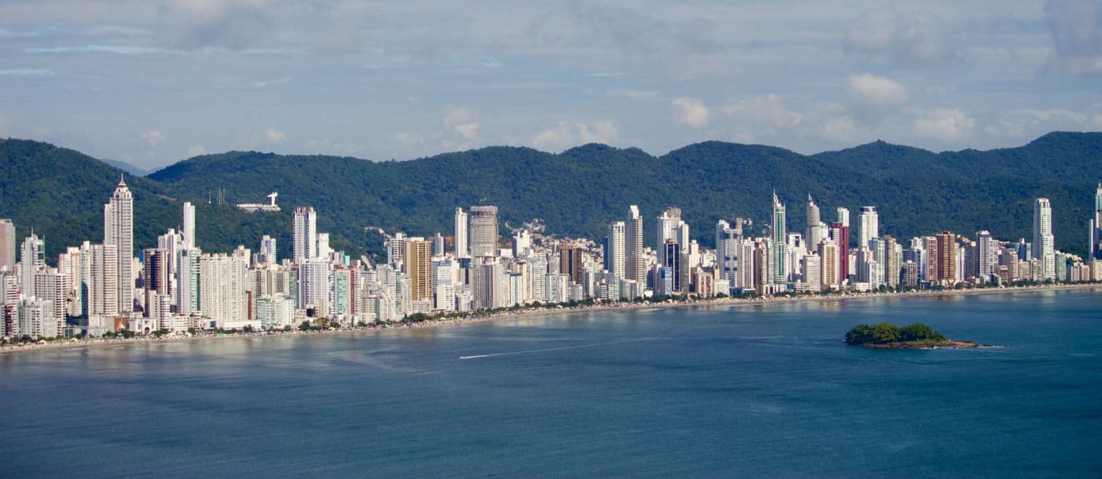 Balneário Camboriú Skyline from the Sea