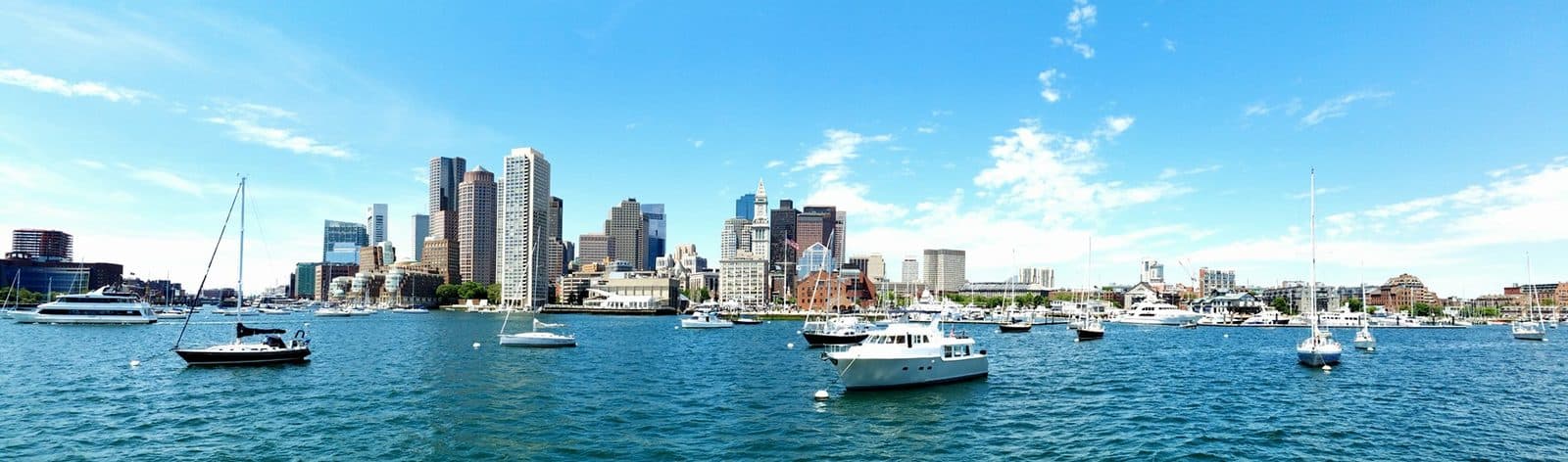Boston skyline from the harbour