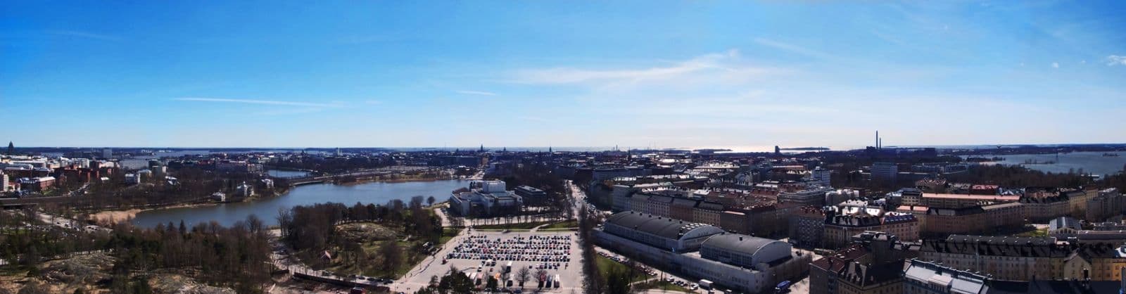 Helsinki panorama from the Olympic Stadium tower
