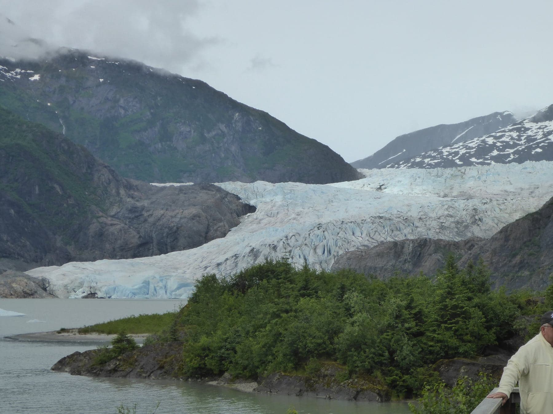 Mendenhall Glacier near Juneau, Alaska