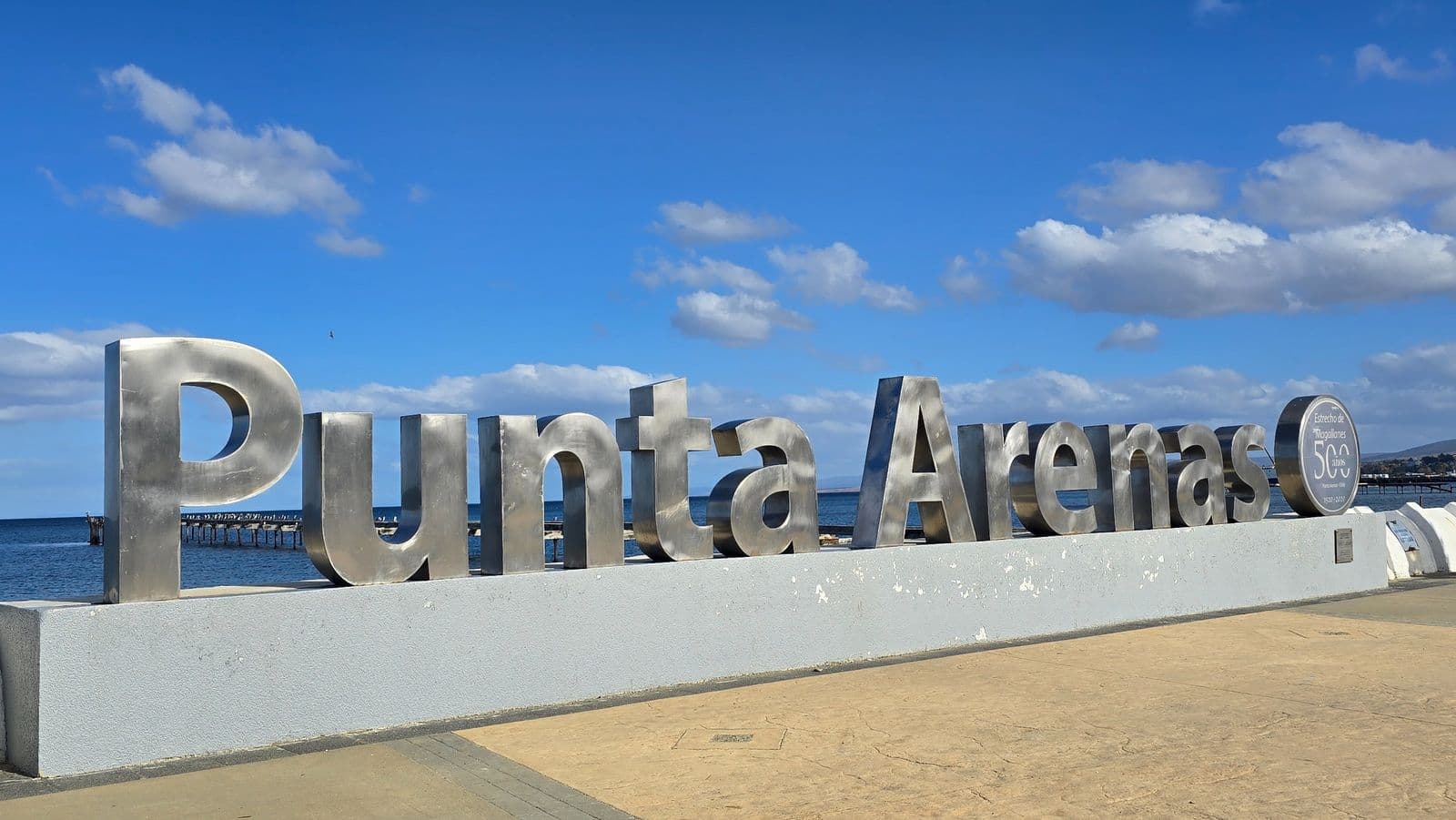 Punta Arenas Waterfront and the Strait of Magellan
