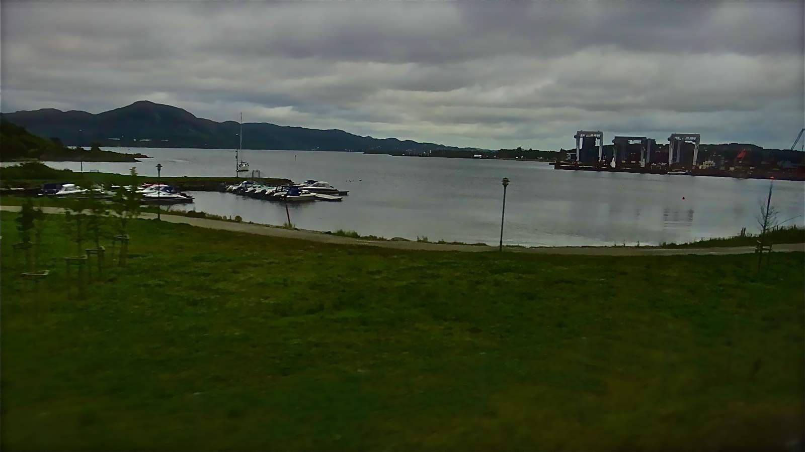 Stavanger harbour panorama