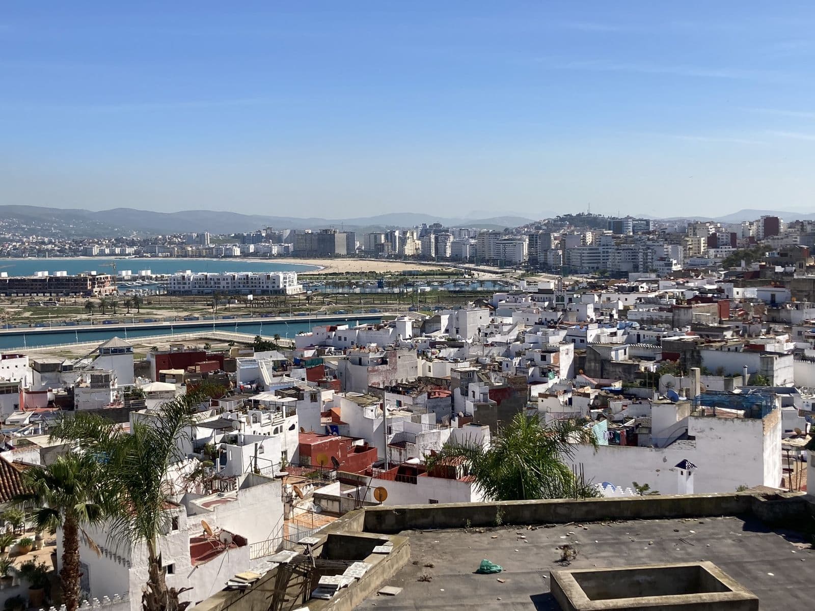 Tangier and its bay from the Kasbah