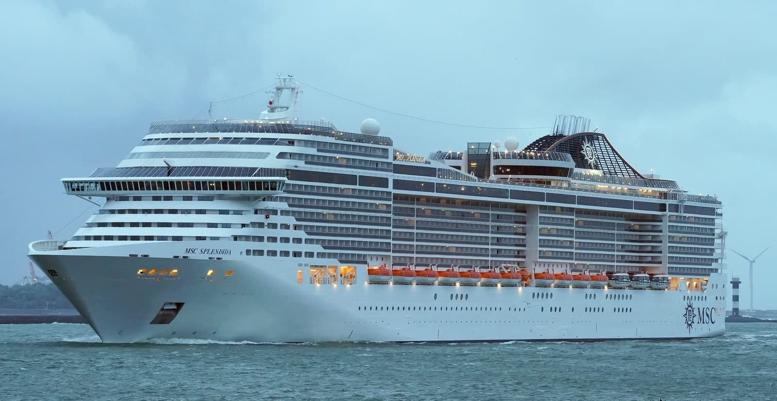 MSC Splendida, Mediterranean